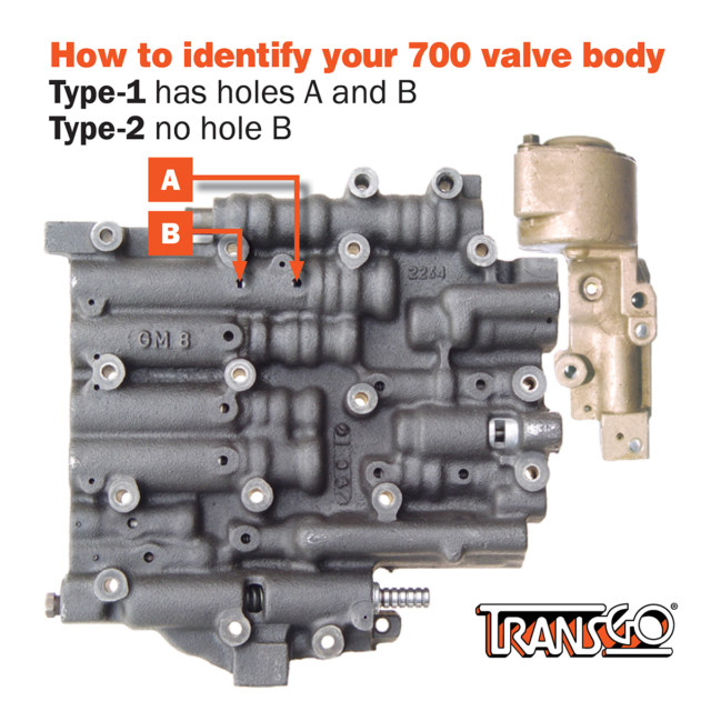 TransGo 700R4, 4L60 SHIFT KIT® Valve Body Repair Kit